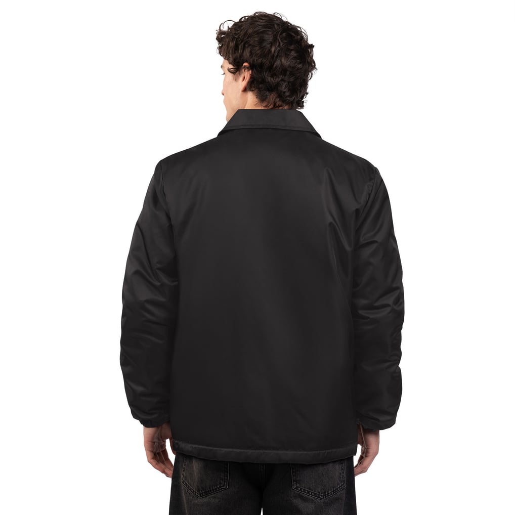  New York Mets Starter Full-Snap Coaches Jacket - Black